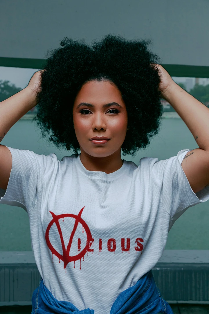 VICIOUS Crop Tee Pocket