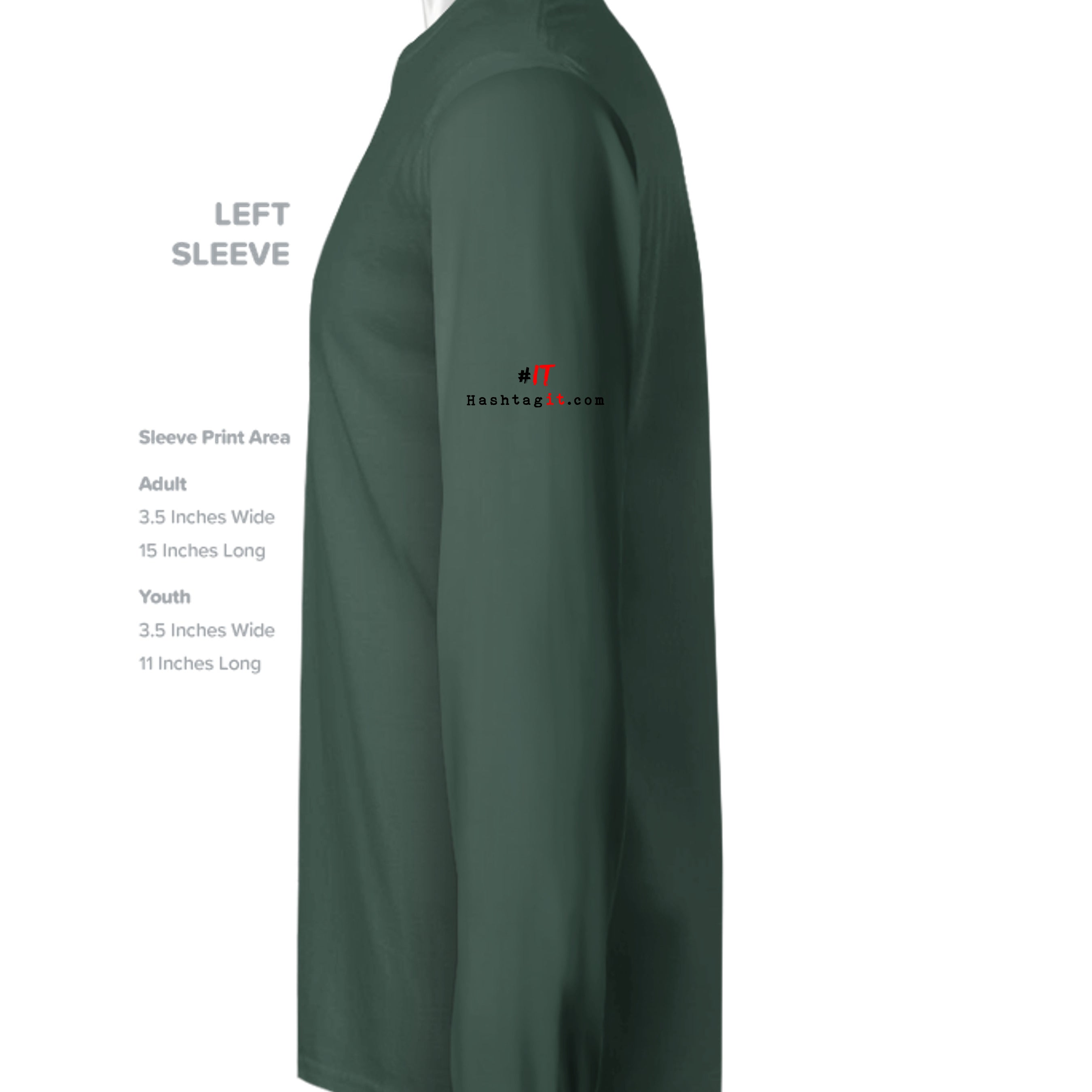 Forest Green - LPC450VLS - SLEEVE_LEFT