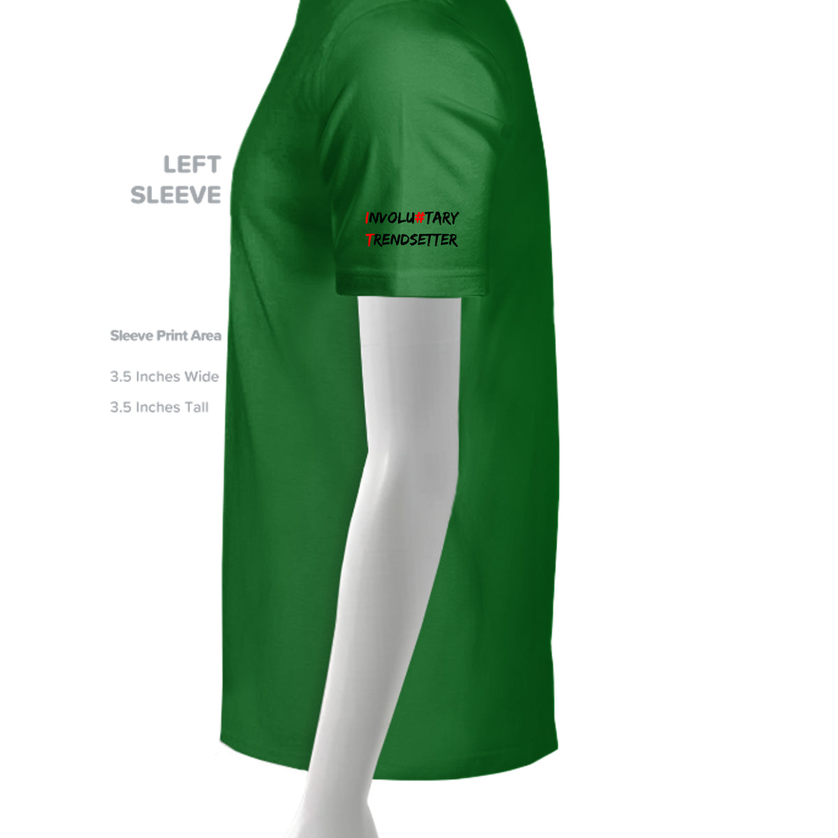 TURF GREEN - G500 - SLEEVE_LEFT